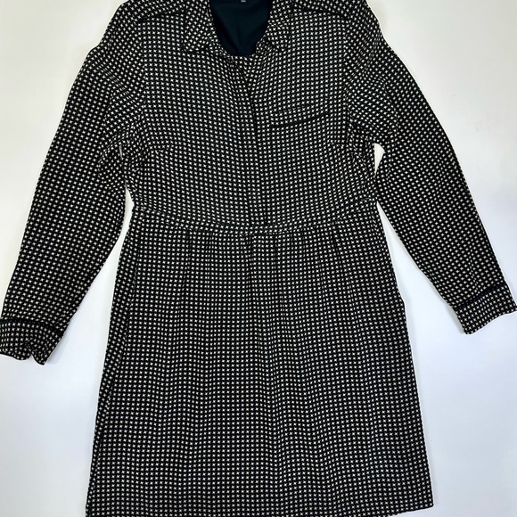 Madewell Dresses & Skirts - Madewell Black and White Long Sleeve Dress